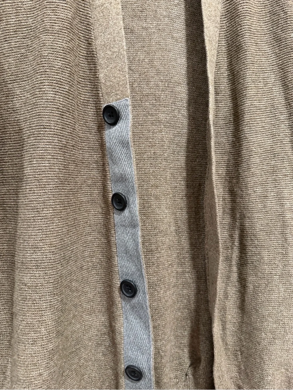 Banana Republic Men’s Cotton Cardigan Sweater Brown Size Medium